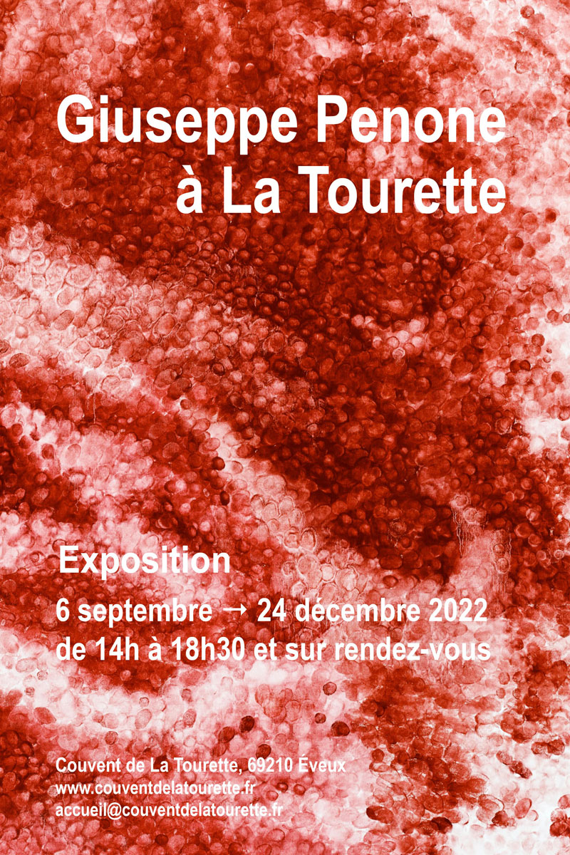 affiche giuseppepenonetourette 2022